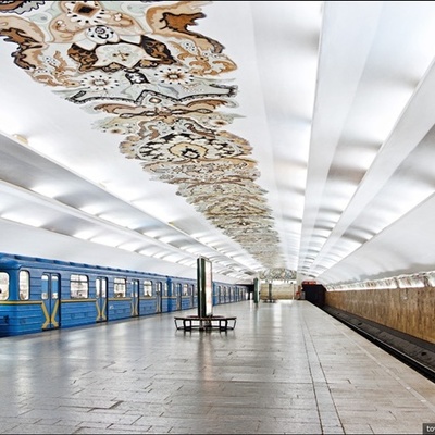 Киевлян восхитила опустевшая станция метро