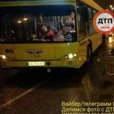 Маршрутный автобус сбил под Киевом пьяного мужчину, который собирал грибы в темноте