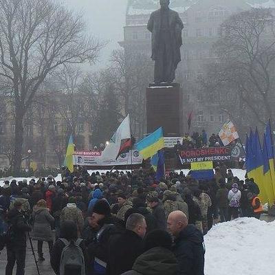 В Киеве сторонники Саакашвили проводят митинг (видео)